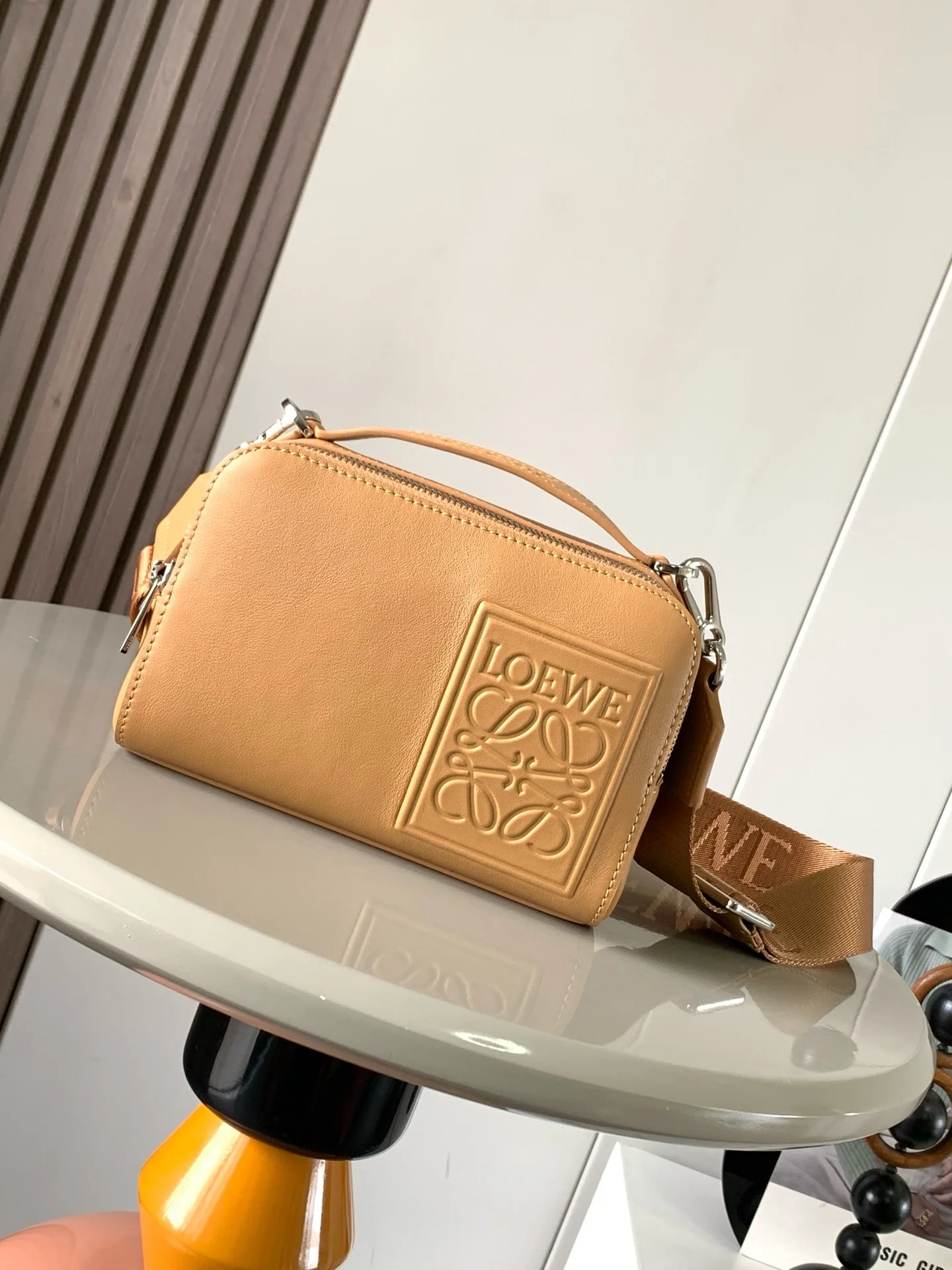 LOEWE Shoulder Bags Tan-Brown 18X13X8.5CM F4010060422