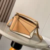 LOEWE Shoulder Bags Tan-White 18X12.5X8CM E3010060487