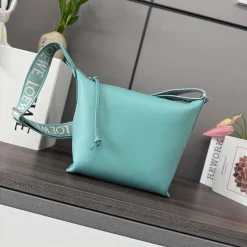 LOEWE Shoulder Bags Turquoise-White 29X10.5X22CM F8010063558