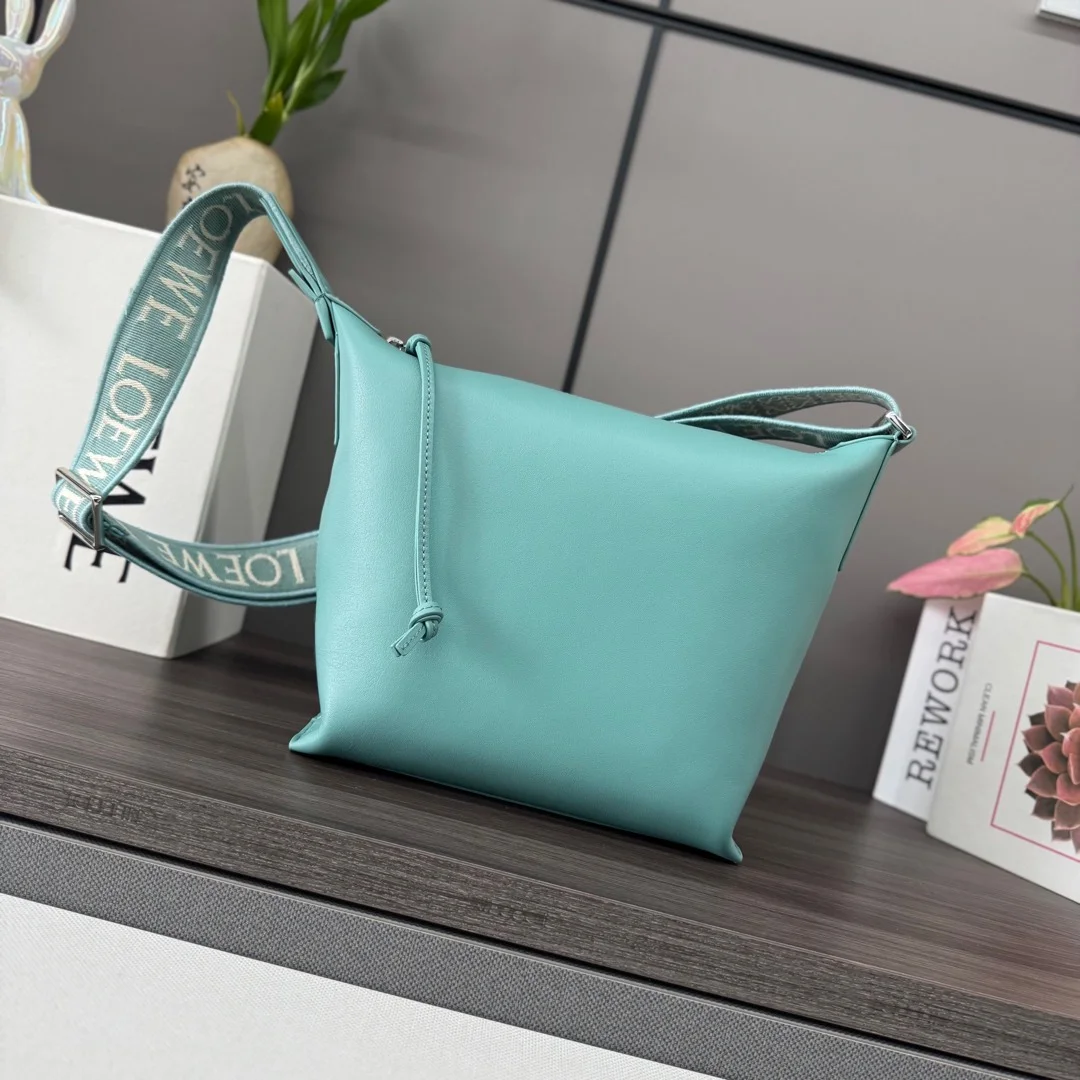 LOEWE Shoulder Bags Turquoise-White 29X10.5X22CM F8010063558