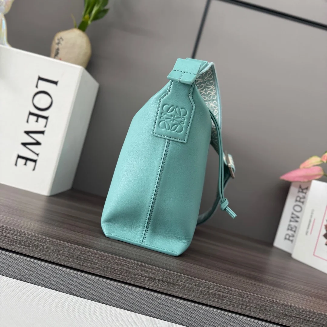 LOEWE Shoulder Bags Turquoise-White 29X10.5X22CM F8010063558 - Image 2