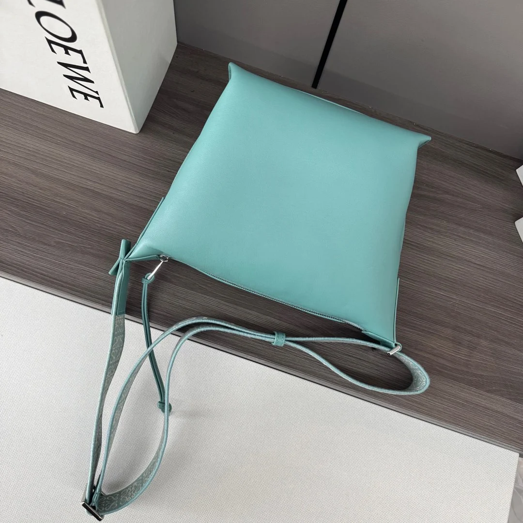 LOEWE Shoulder Bags Turquoise-White 29X10.5X22CM F8010063558 - Image 6