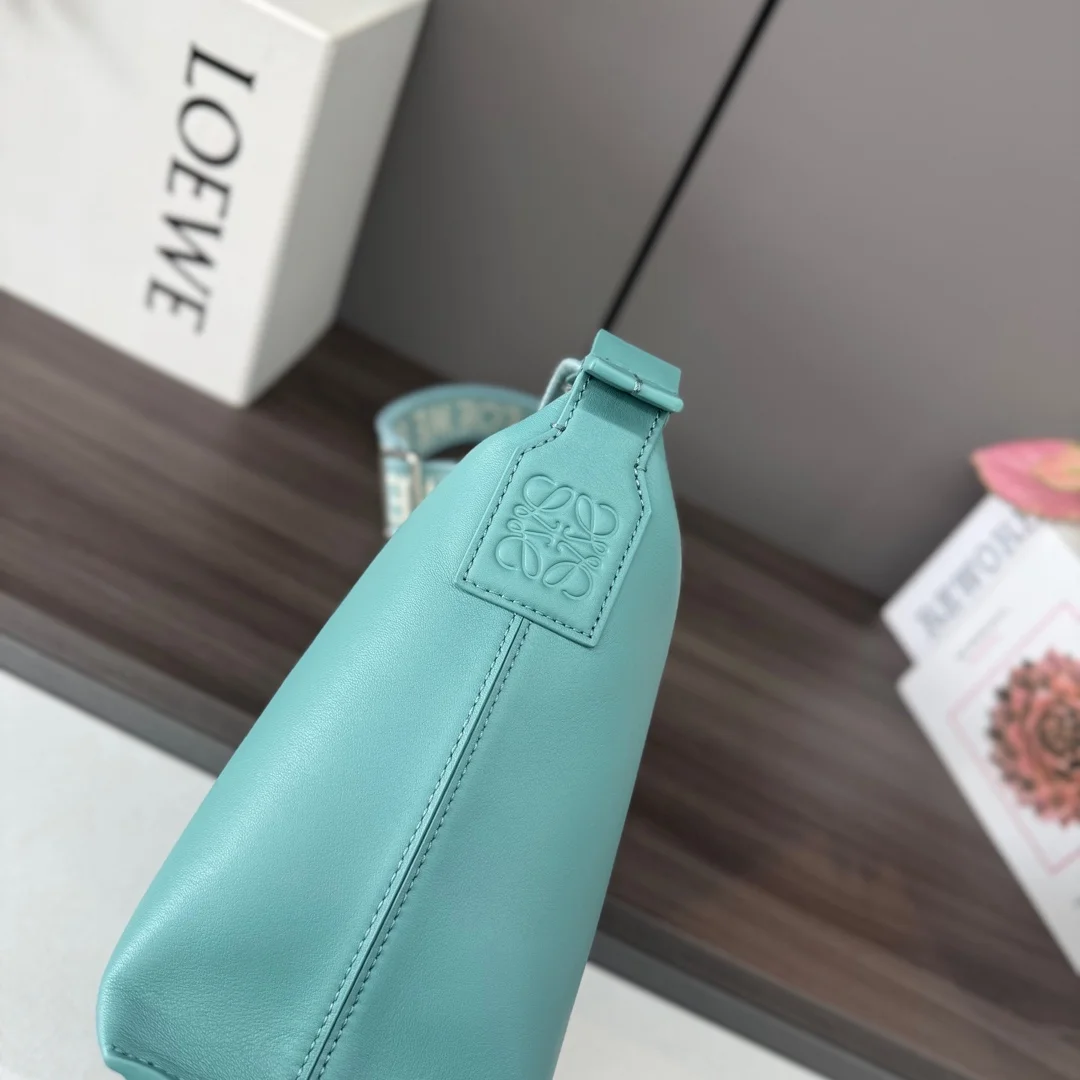 LOEWE Shoulder Bags Turquoise-White 29X10.5X22CM F8010063558 - Image 7