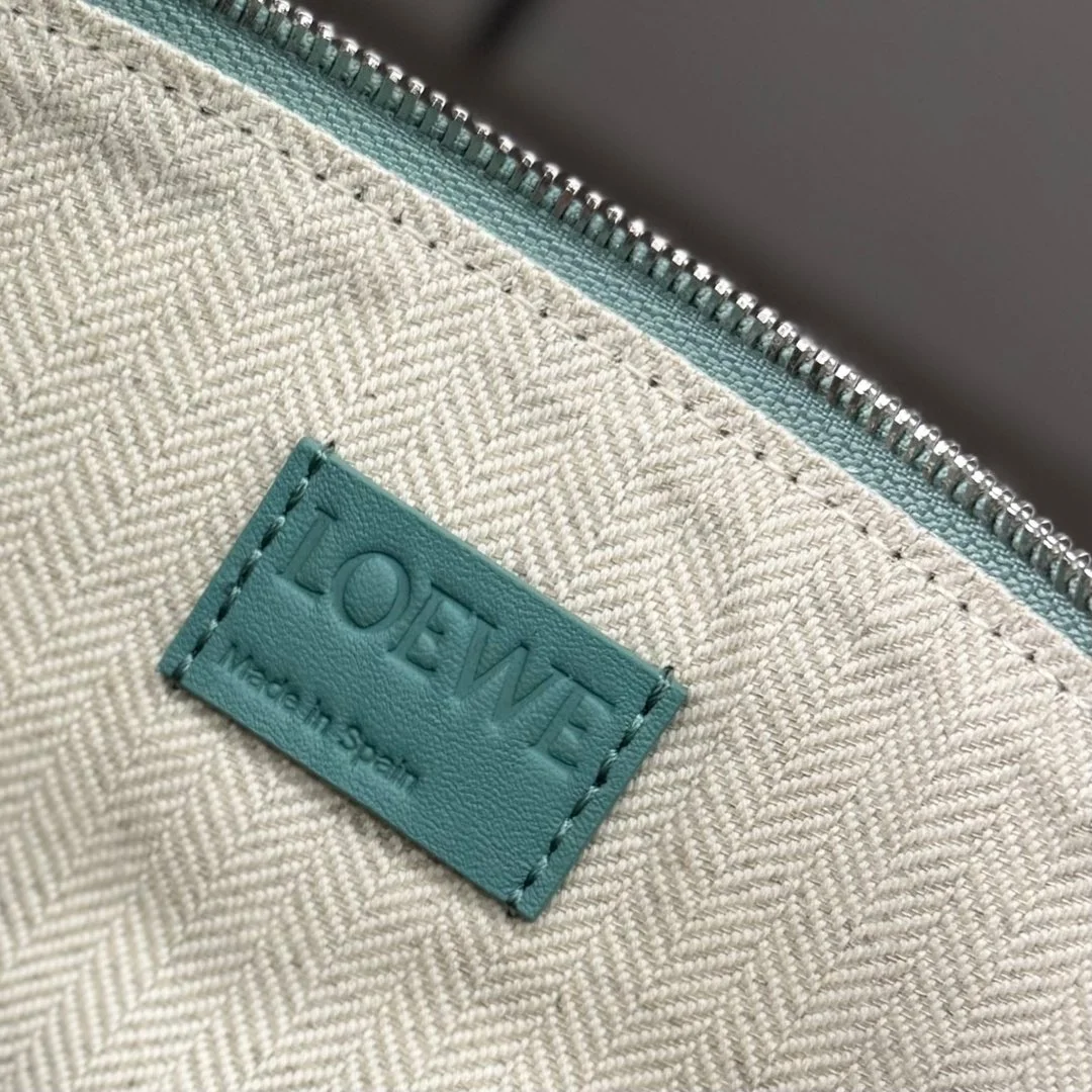 LOEWE Shoulder Bags Turquoise-White 29X10.5X22CM F8010063558 - Image 9