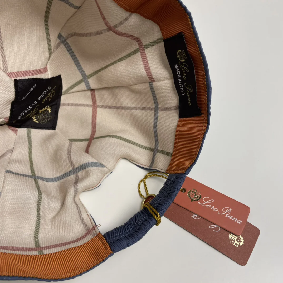 LORO PIANA Caps Wool Blue One Size D810073147 - Image 4