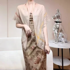 LORO PIANA Scarves Cashmere Beige-Brown One Size A4510071560