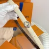 LV Belts Cream-Silver 2.0cm Width A6010050320