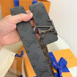 Alternative view of LV Belts Monogram Canvas Black-Brown 4.0cm Width A7010050043