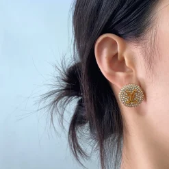 Alternative view of LV Earrings Brass F510050117