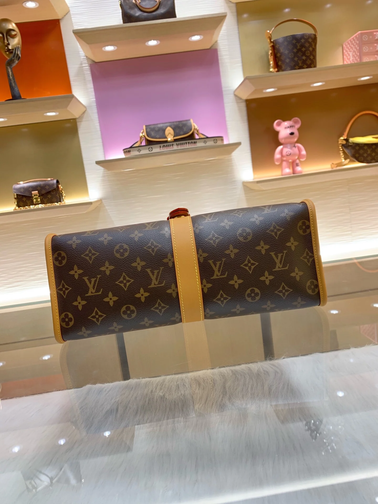 LV Shoulder Bags Brown-Tan 34.5X26X13CM F2010063153 - Image 8
