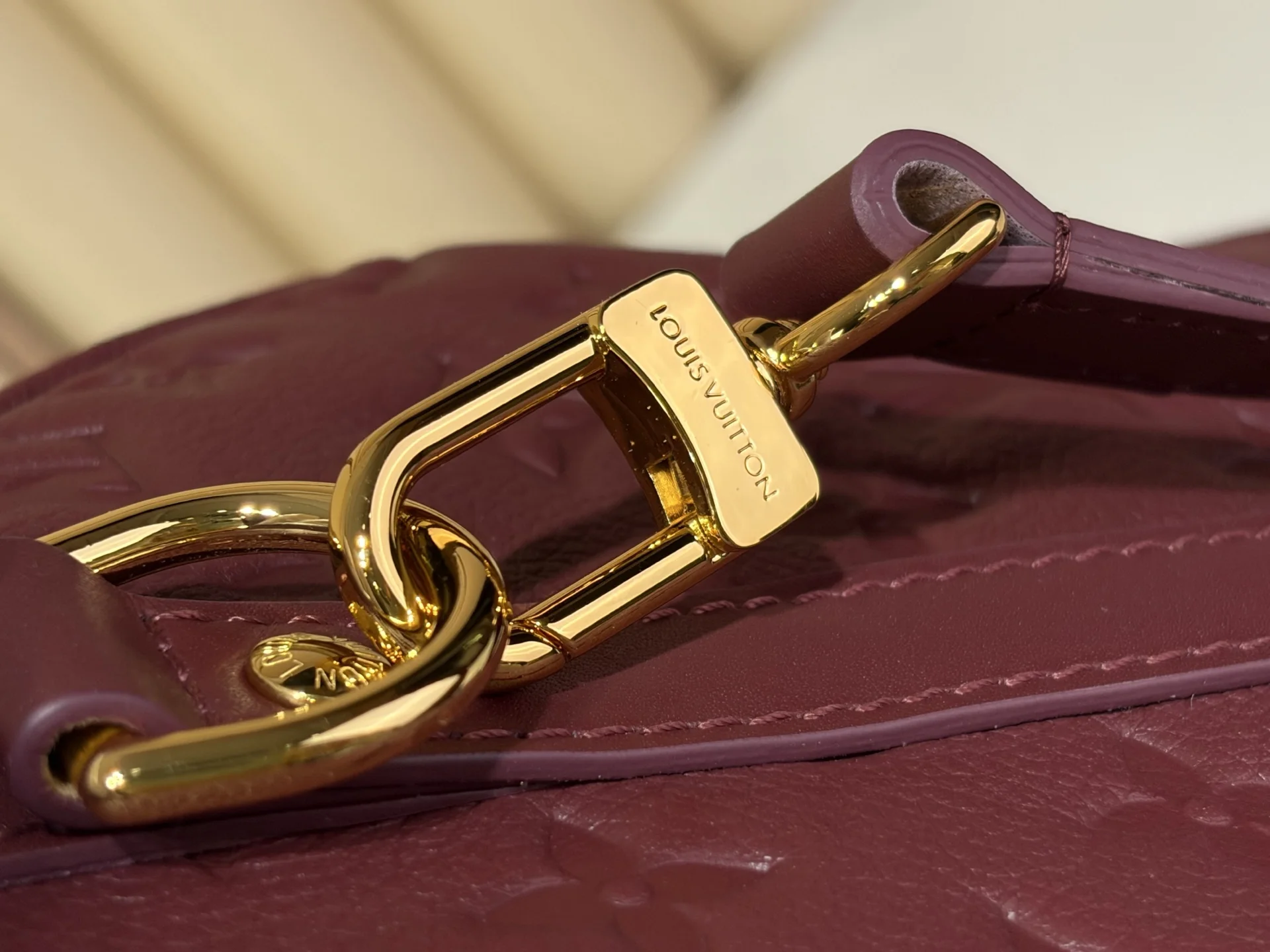 LV Shoulder Bags Burgundy-Gold 21X17X30CM G8010062318 - Image 5
