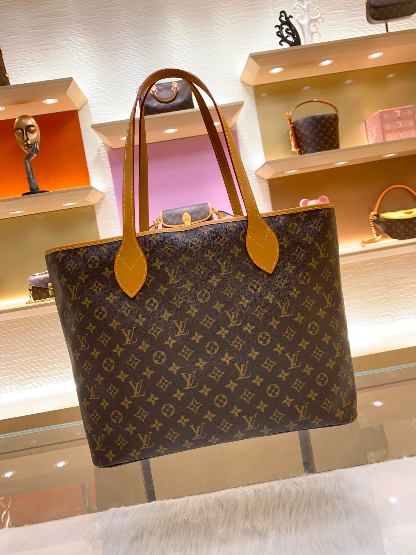 LV Totes Bags Brown-Tan 38X60X28CM F2010063146 - Image 4