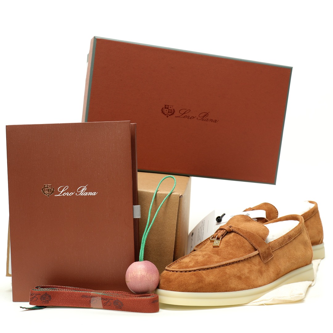 Loro Piana Summer Walk Loafer Suede FAE5444_E0HN - Image 9