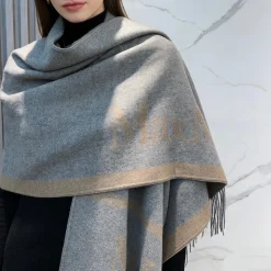 MAX MARA Scarves Grey-Beige B6510070310
