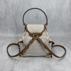 Alternative view of MIU MIU Backpacks Bags Beige-Brown 22X18X11.5CM G3010063185