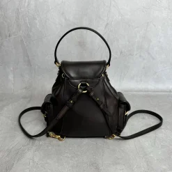 Alternative view of MIU MIU Backpacks Bags Brown-Gold 22X18X11.5CM H5010063108