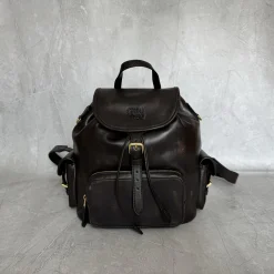MIU MIU Backpacks Bags Brown-Gold 29.5X25X12.5CM I0010063219