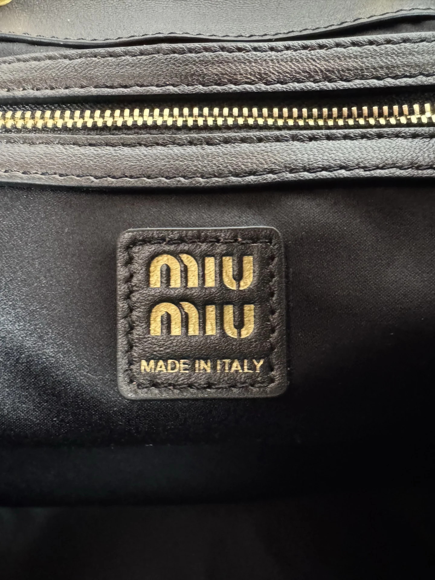 MIU MIU Backpacks Bags Brown-Gold 29.5X25X12.5CM I0010063219 - Image 9