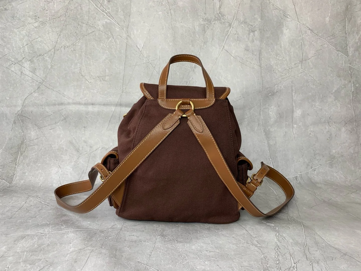 MIU MIU Backpacks Bags Brown-Tan 29.5X25X12.5CM G6010063250 - Image 2