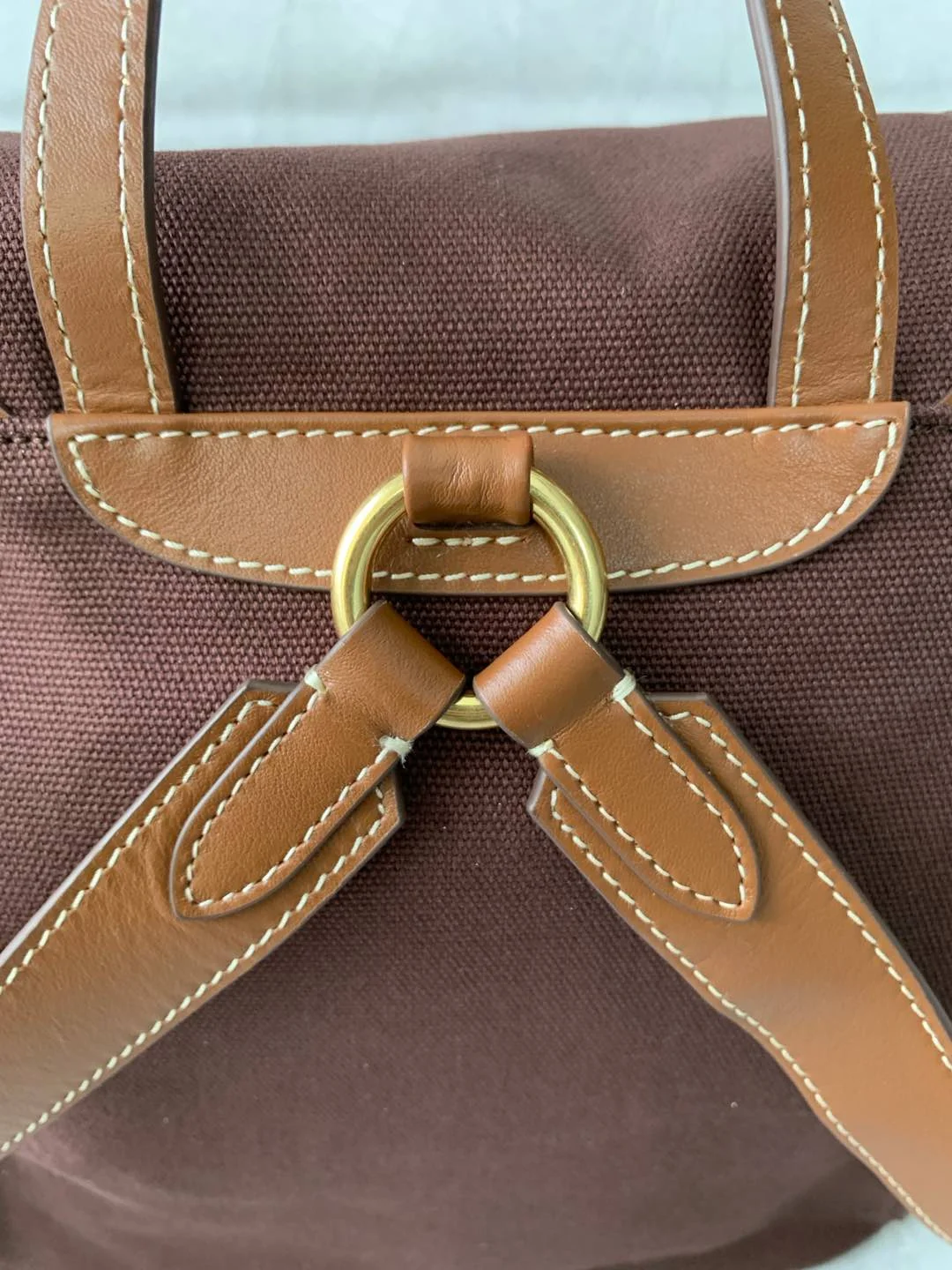 MIU MIU Backpacks Bags Brown-Tan 29.5X25X12.5CM G6010063250 - Image 7