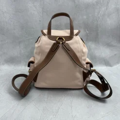 Alternative view of MIU MIU Backpacks Bags Canvas Calf Leather Pink-Brown 29.5X25X12.5CM G6010063287