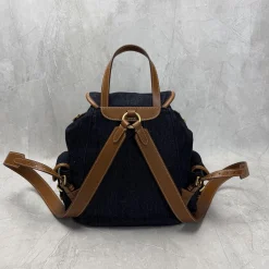 Alternative view of MIU MIU Backpacks Bags Denim Blue-Brown 29.5X25X12.5CM G6010063278
