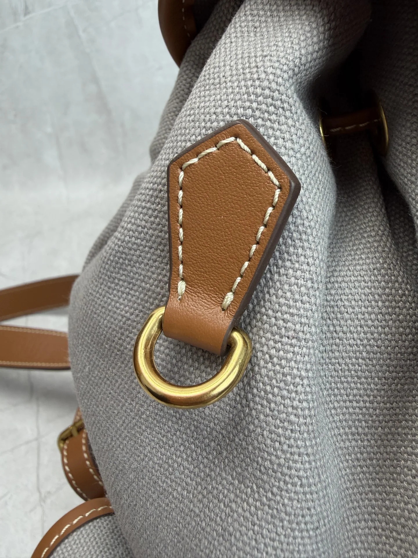 MIU MIU Backpacks Bags Grey-Brown 29.5X25X12.5CM G6010063296 - Image 6