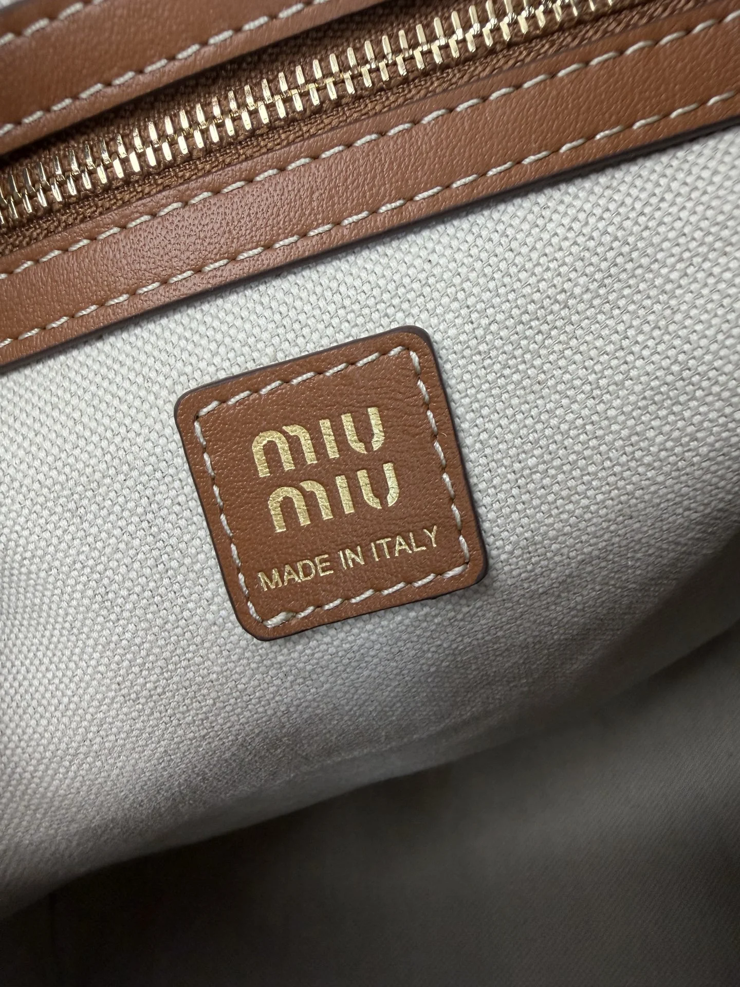 MIU MIU Backpacks Bags Grey-Brown 29.5X25X12.5CM G6010063296 - Image 9