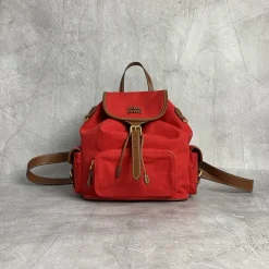 MIU MIU Backpacks Bags Red-Brown 29.5X25X12.5CM G6010063268