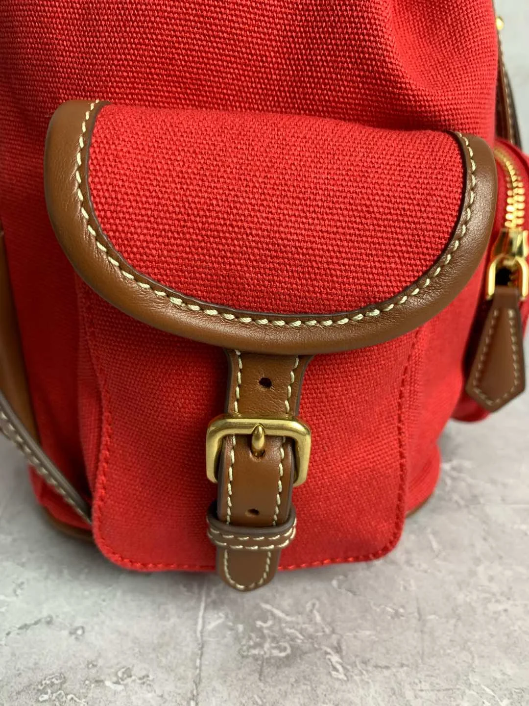 MIU MIU Backpacks Bags Red-Brown 29.5X25X12.5CM G6010063268 - Image 7