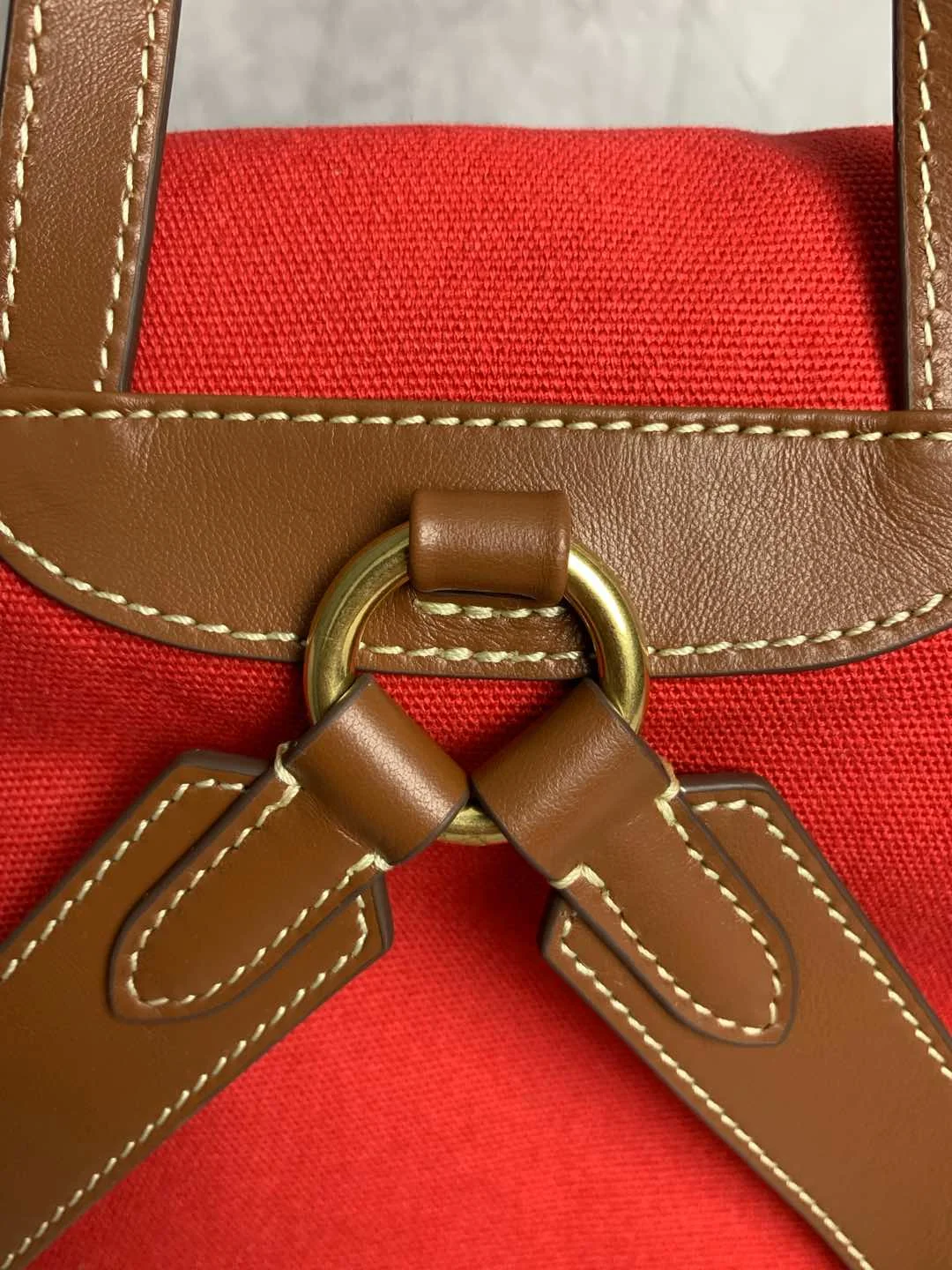 MIU MIU Backpacks Bags Red-Brown 29.5X25X12.5CM G6010063268 - Image 8