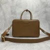 MIU MIU Briefcases Bags Brown-Gold 34.5X12X23CM H6010062797