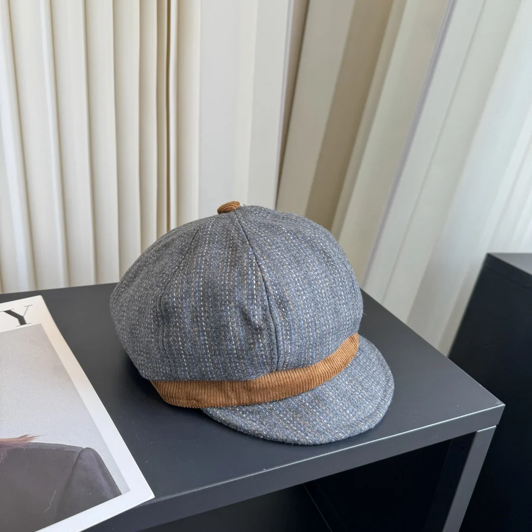 MIU MIU Caps Gray-Brown E510072751 - Image 3