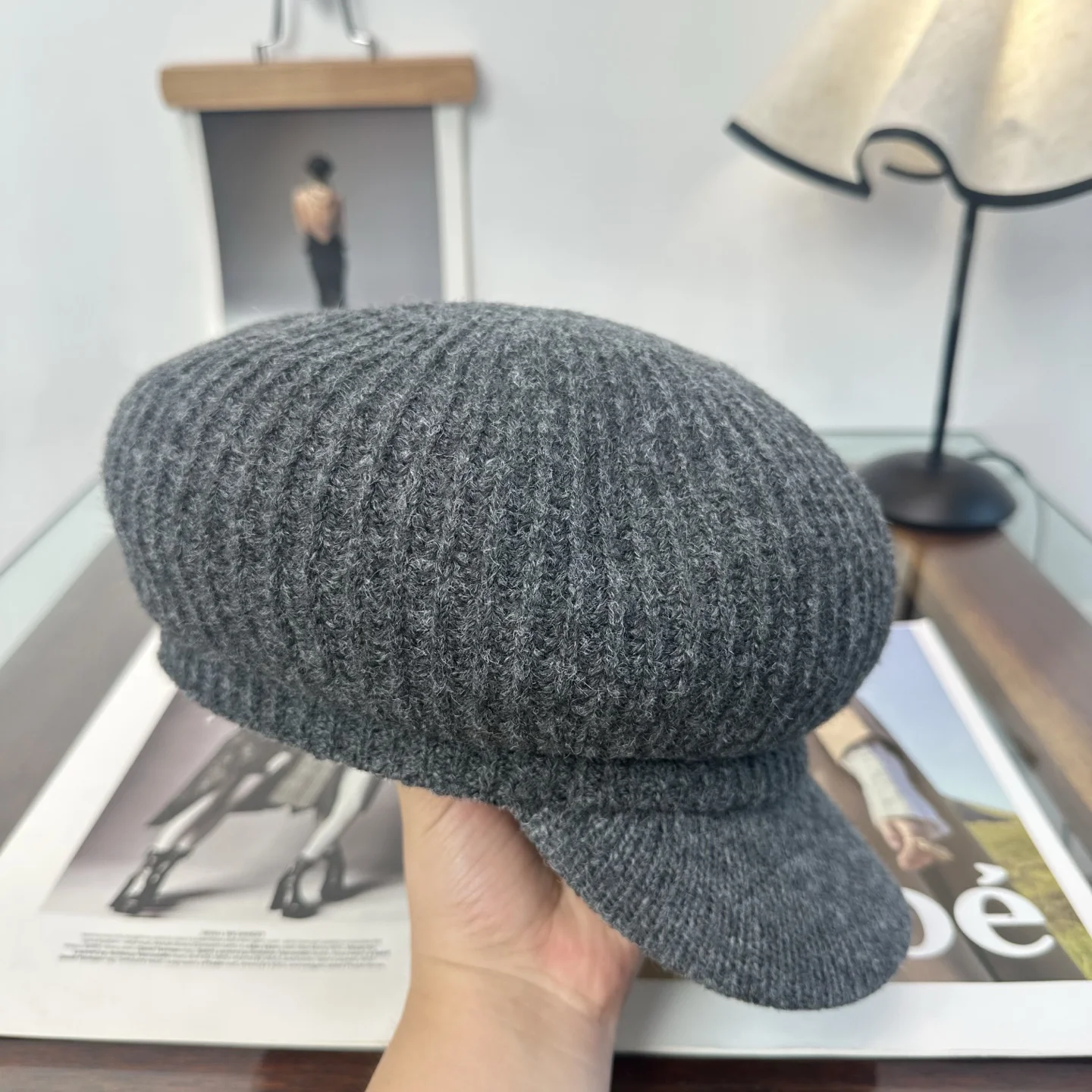 MIU MIU Caps Gray-Gold E210071340 - Image 6