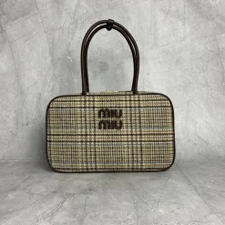 MIU MIU Casual Bags Brown-Beige 34X23X12CM G0010062766