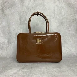 MIU MIU Casual Bags Brown-Gold 34X23X12CM G8010062955