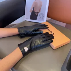 MIU MIU Gloves Black-Pink A2010070944