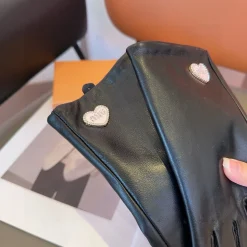 Alternative view of MIU MIU Gloves Black-Pink A2010070944