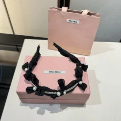 MIU MIU Hair Accessories Black-Gold D510070397