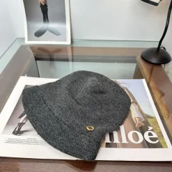 Alternative view of MIU MIU Hats Gray-Gold D510071343