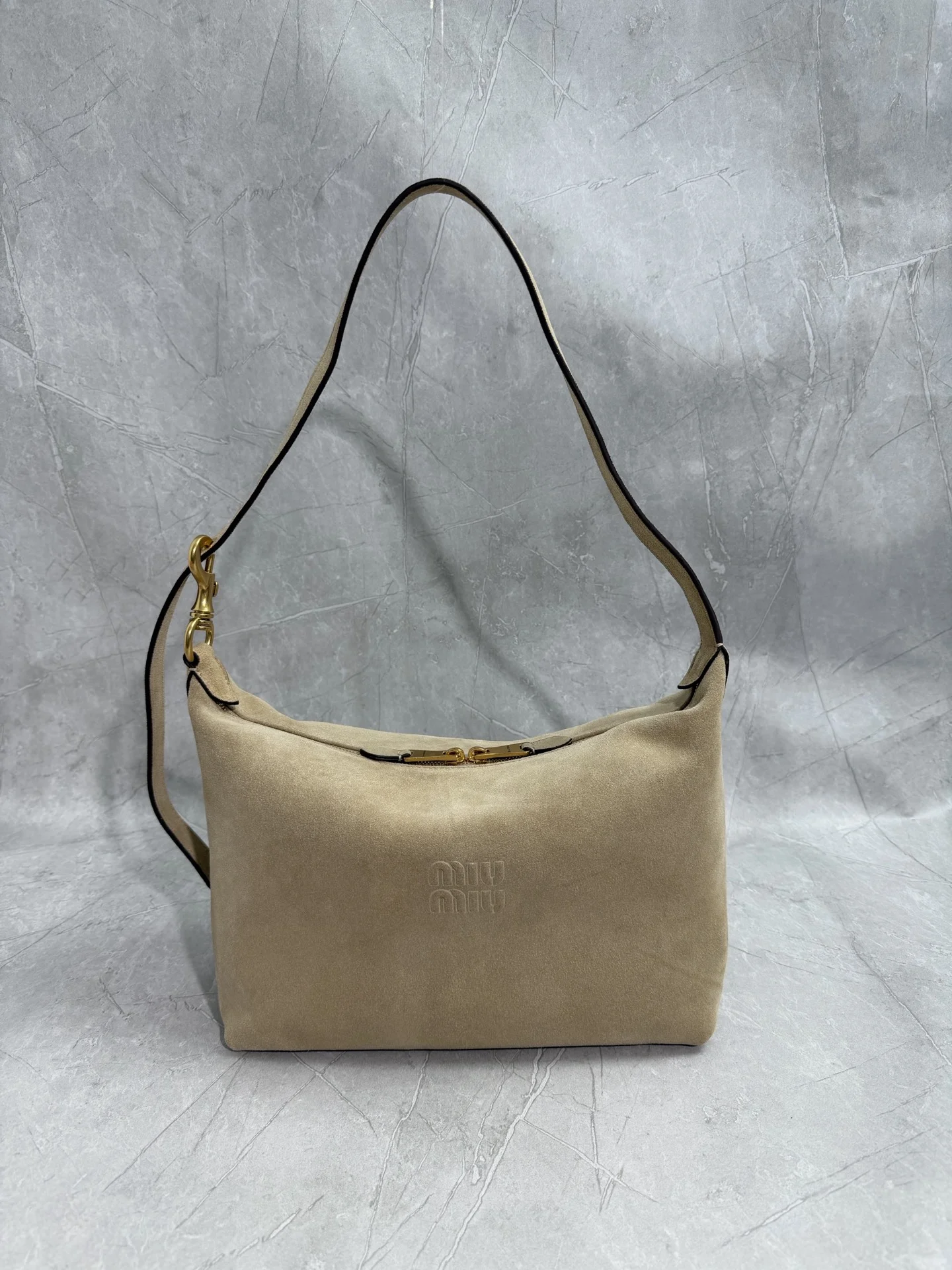 MIU MIU Shoulder Bags Beige-Gold 28X21.5X13CM G2010061583