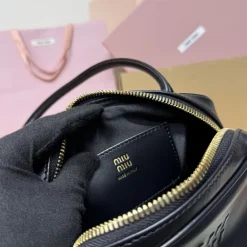 Alternative view of MIU MIU Shoulder Bags Black-Gold 23X11.5X10CM F2010063166