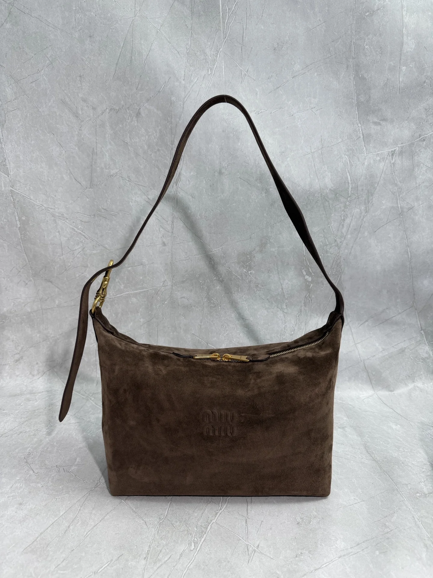 MIU MIU Shoulder Bags Brown-Gold 28X21.5X13CM G2010061564