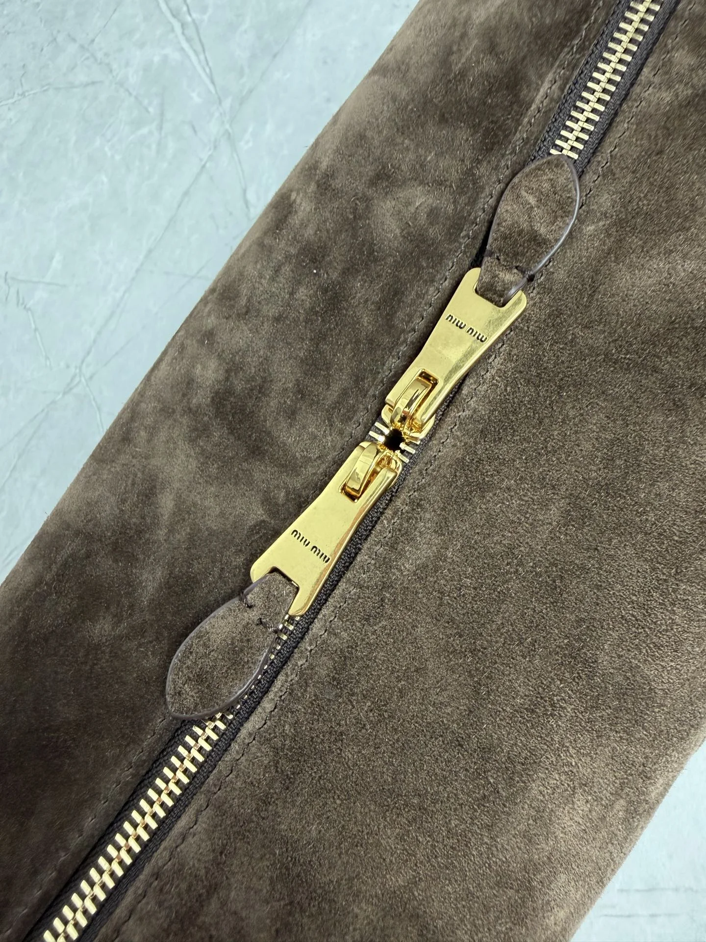 MIU MIU Shoulder Bags Brown-Gold 28X21.5X13CM G2010061564 - Image 7