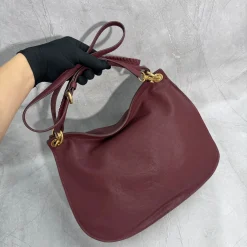 Alternative view of MIU MIU Shoulder Bags Burgundy-Gold 39.5X33X15CM A15010060562