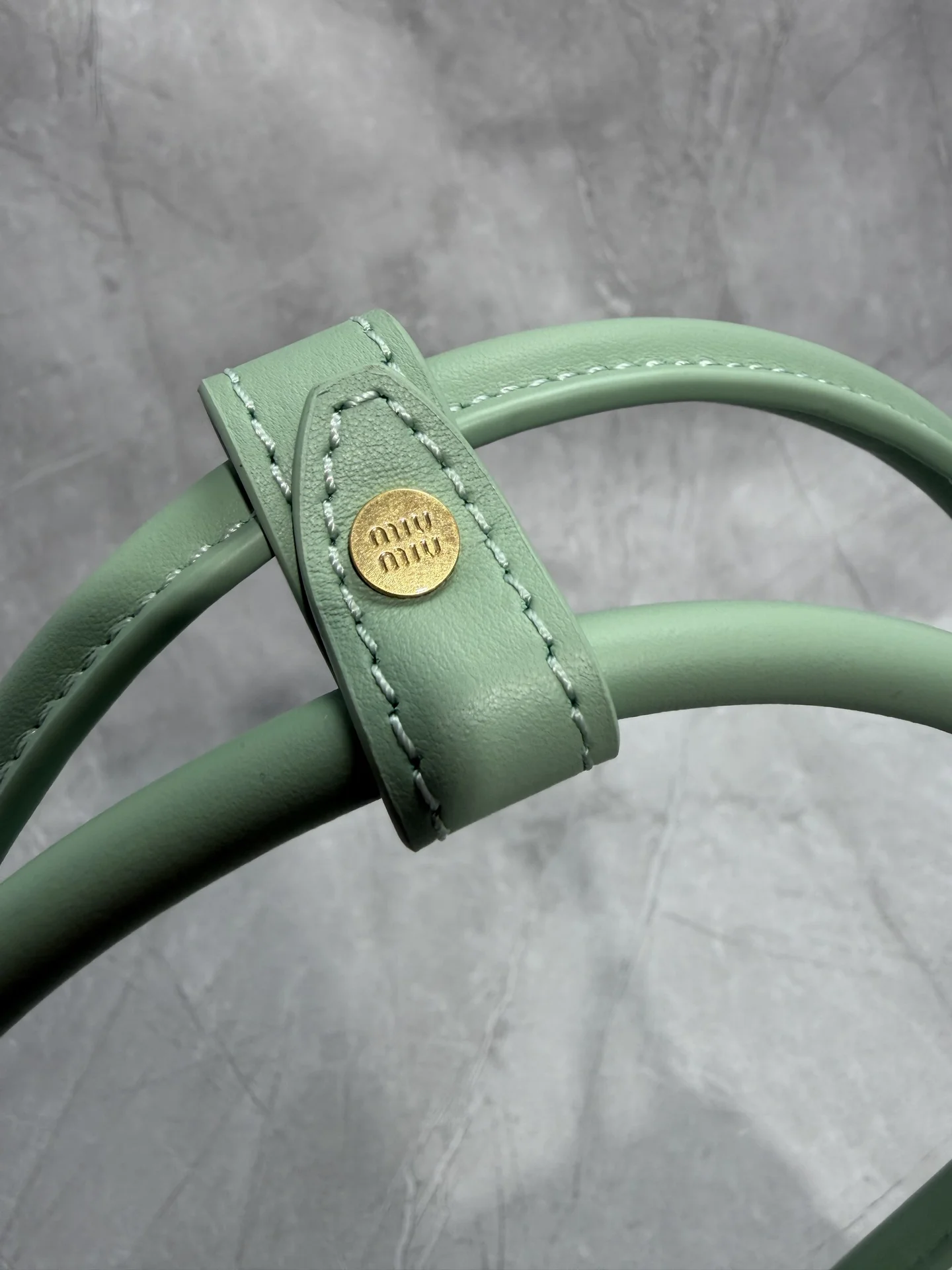 MIU MIU Shoulder Bags Green-Gold 24X11.5X5CM G3010060170 - Image 6