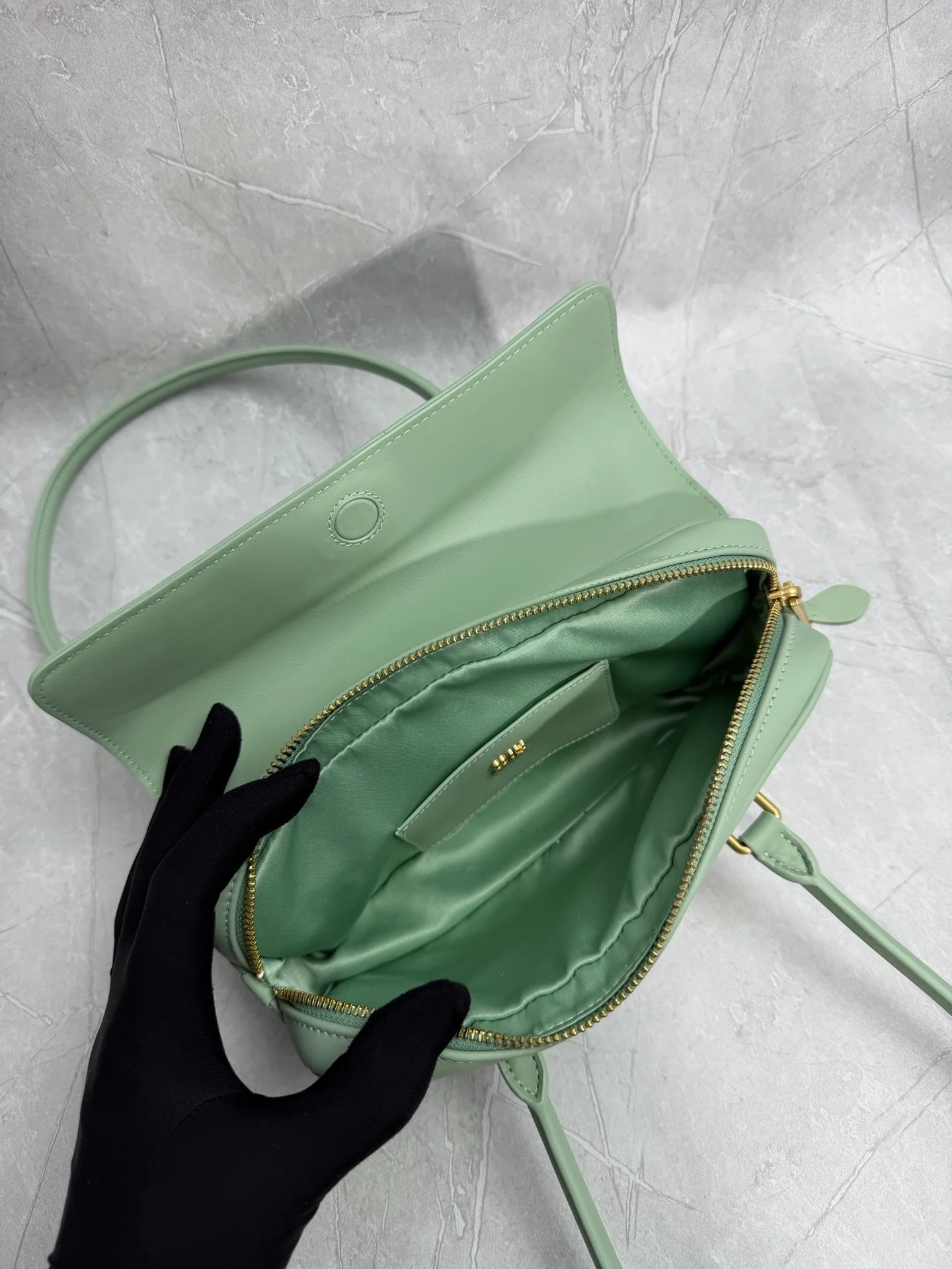 MIU MIU Shoulder Bags Green-Gold 24X11.5X5CM G3010060170 - Image 8