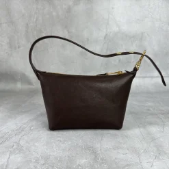 Alternative view of MIU MIU Shoulder Bags Lambskin Leather Brown-Gold One Size E0010060219