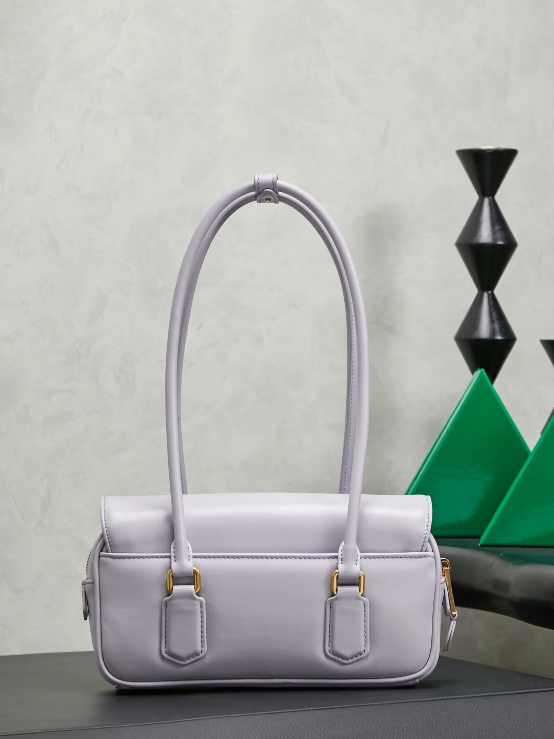 MIU MIU Shoulder Bags Lavender-Gold 24X11.5X5CM G3010060915 - Image 2