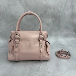 MIU MIU Shoulder Bags Pink-Silver 28X15X22CM H3010062256